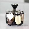 Xiangying Kitchen Creative Rotating Glass Spice Jar Set