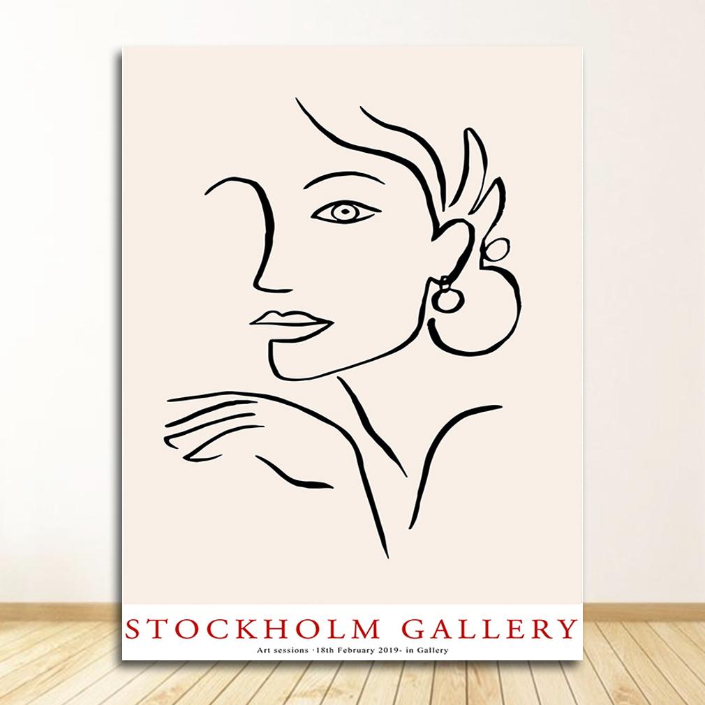 Print Wall Art Pictures Living Room Home Decor Abstract Scandinavia Trendy Boho Beige Colors Minimalist Canvas Painting