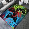 Gaming Esports Geometric Controller Pattern Carpet Mat for Boys Bedroom Gaming  Large Rug for Living Room Home Decoration Rug