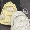 New Large Capacity Bow Backpack Breathable Ultra-light Girls Backpack Nylon Travel Bag
