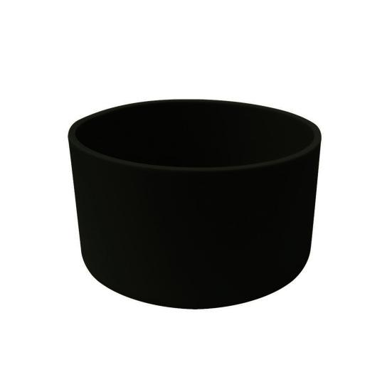 

Нижняя крышка бутылки с водой 7,5/9 см, толстая однотонная эластичная, гибкая, антидеформируемая защитная силиконовая термостойкая крышка для бутылки 9cm чёрный