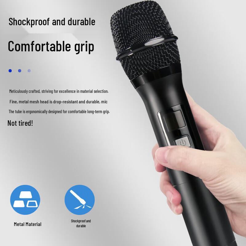 HuiDu HD-08 Professional 8-Channel Wireless Conference Microphone System (CN version)