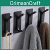 Durable Stainless Steel Coat Hooks Strong Adhesive Easy To Install In Any Room