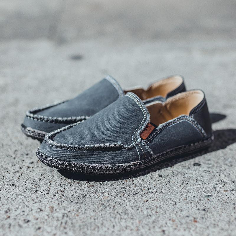Summer leather shoes casual British shoes new summer soft-soled lazy shoes 39