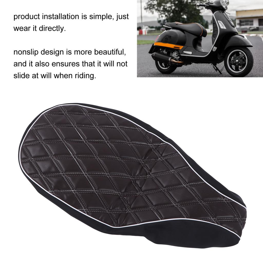 Saddle Leather Cover Replacement for 125Celsius150 Sprint Fast Ts Super Vbb Vba Vnb GTR Gl