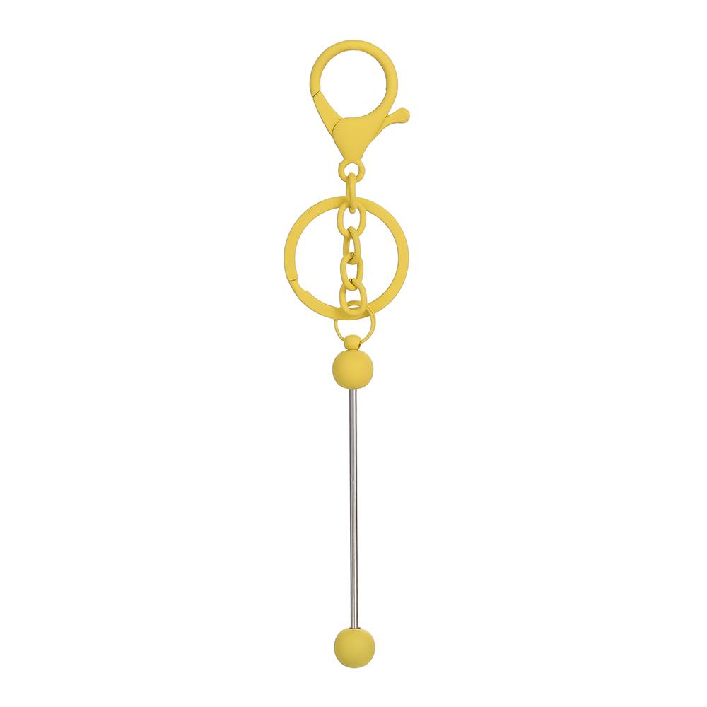 1/5 Stück Bunte Metall-Schlüsselanhängerstangen zum Auffädeln Leere für Perlen Anhänger Schmuck Charms DIY Bastelarbeiten Schlüsselanhänger Herstellung Geschenk