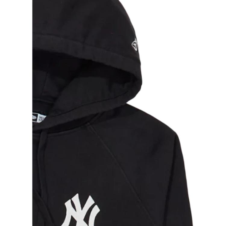 New Era FW25 MLB Series New York Yankees Simple Pullover Fleece Logo Embroidery Casual Raglan Long Sleeve Sweatshirt Unisex Sweatshirt 14860814