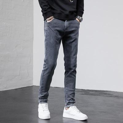 Beliebte Herren-Stretchjeans: Schmale Passform, Ganzjahres-Freizeit- und Sportstil