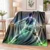 Cristiano Ronaldo Printed Flannel Blanket Warm Comfort Bed Throw For Indoor Home Decoration