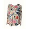 Women's T-shirt Floral Print Fashion Long Sleeve Crew Neck Top