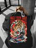 Men's Summer Fashion Short Sleeve T-Shirt TIGER Print Casual Outdoor Sports Fitness Round Neck Short Sleeve Shirt for Summer ...