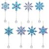 East Leaf Diamond Art Keychain Kit with Snowflake and Drop Parts, Bead Art, Handmade DIY Craft for Beginners, Kids, and Adults