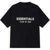 Classic Short-Sleeve Tee Vintage Black Men Tops 125AS254171F