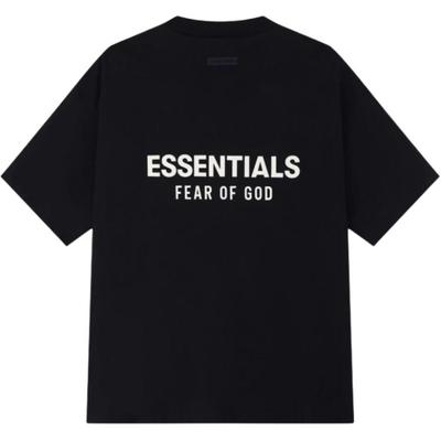 Klassisches kurzärmeliges T-Shirt Vintage Schwarz Herren Oberteile 125AS254171F