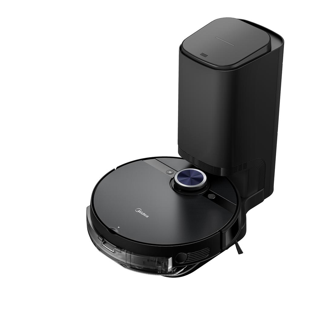 Midea | Robotic Vacuum Cleaner | S8+ | Wet&Dry | Operating Time (max) 180 Min | Lithium Ion | 5200mAh | Dust Capacity 0.45 + 5 L | 4000 Pa | Black