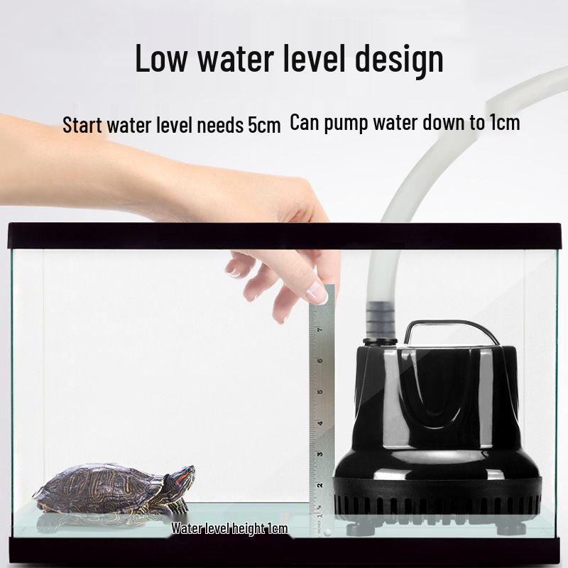 Goldfish Tank Mini Silent Submersible Pump for Rockery Waterfall, Fountain, and Circulation Filter.