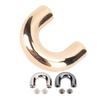 20 Set Bag Arch Bridge Metal Electroplating 5.5mm Crossing Screw Back D Ring Connector Buckle Set Fo