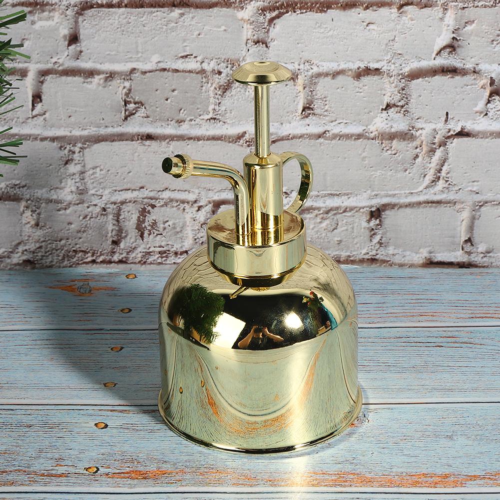 Ręczny Ciśnieniowy Ze Stali Nierdzewnej Kwiatek Roślina Konewka Butelka z Rozpylaczem Ogród Opryskiwacz Zamgławiający