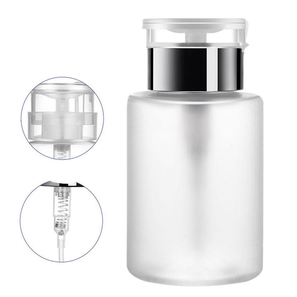 Space-Saving Nail Polish Storage Bottle with Efficient Empty Remover Pump