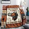 1 Stück Chainsaw Man Gemustert Flanelldecke Geeignet für Alle Jahreszeiten Für Heimdekoration Wärme Und Komfort Geschenke Feiertagsgeschenk