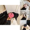 Stylish Retro Mini Round Bag For Kids And Adults With Chain Design Lightweight