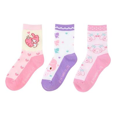 Sanrio Sanrio Kindersocken 3er-Set Socken My Melody My Melody My Melody Charakter 455369 SANRIO (SANRIO) 16-18cm