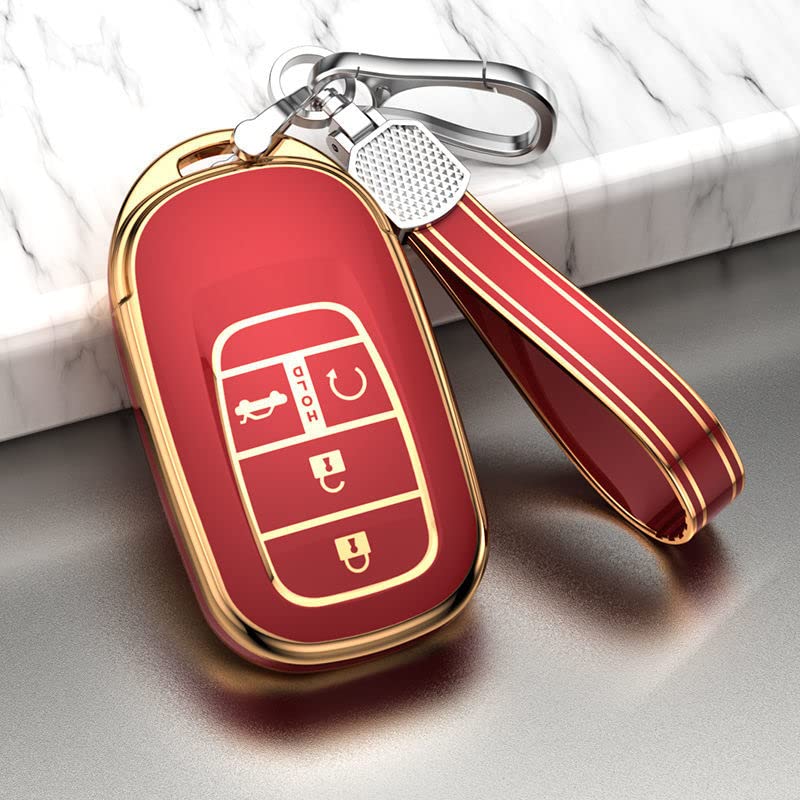 [KUNIO] Honda Smart Key Case, Key Cover, Key Holder, Fits HONDA Fit, Odyssey, Step