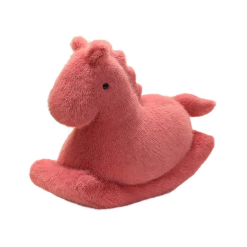Doll Rock Horse Plush Toy Cute Doll Children's Birthday Gift Soothing Doll