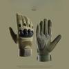 Tactical Gloves Men Long Finger Soft Shell Outdoor Protection Army Fan Anti Slip Sports Cycling Mountain Climbing Fighting Touch Screen Gloves Men
