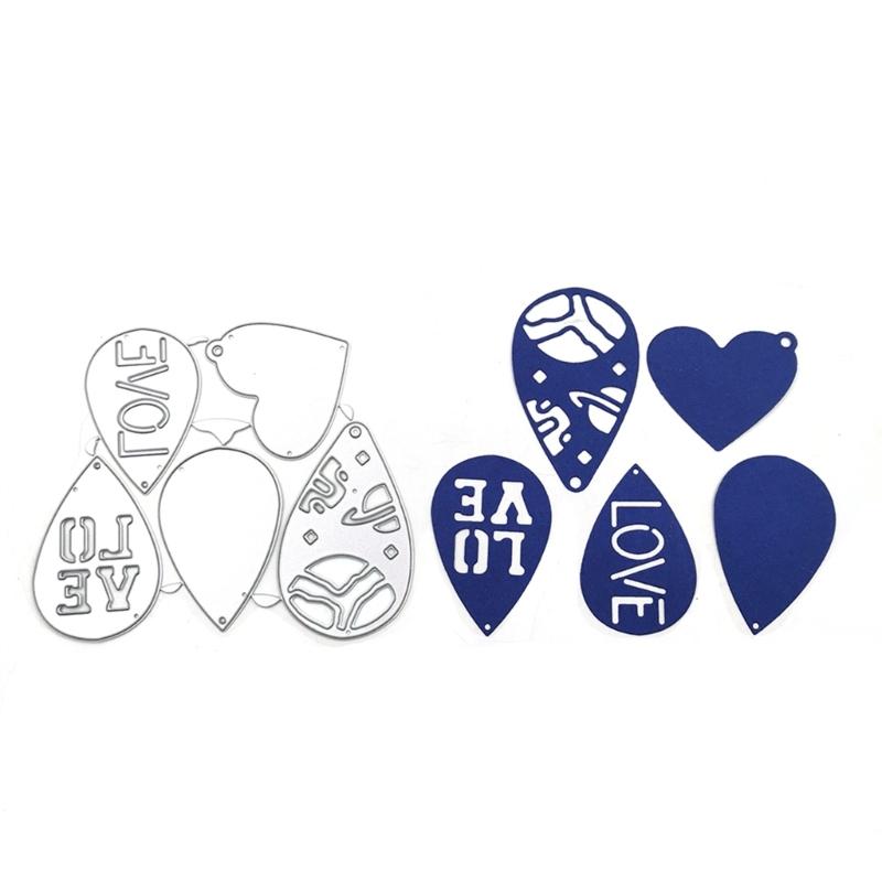 Heart Metal Die Cuts Wedding Cutting Dies Cut Stencils for DIY Embossing Paper Valentines Day Scrapbooking Decorations