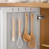 Küchen-Badezimmer-Schranktür-Rückseite, nicht abfärbender Tür-Rückhaken, Kleiderhaken, S-Typ, lochfreier Haken