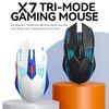 2025 NEW HOT 6D Design RGB Bluetooth+2.4G+Wired Mouse Lighting Effect Mouse Gaming USB Mouse 6 Keys Ergonomic Mice Plug and Play