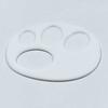 Plastic Paint Tray 3D Printed Finger Palette with Hand Grip Easy To Clean Portable Painting Palette for Kids Artists Watercolor Acrylic Pigment Use