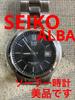 [USED] ALBA SOLAR Black Dial Stainless Steel Band