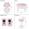 1 PC Kids Toy Micro Landscape Snow Globe Scene Model Dolls Accessories Mini Furnishing Dollhouse Miniature Furniture