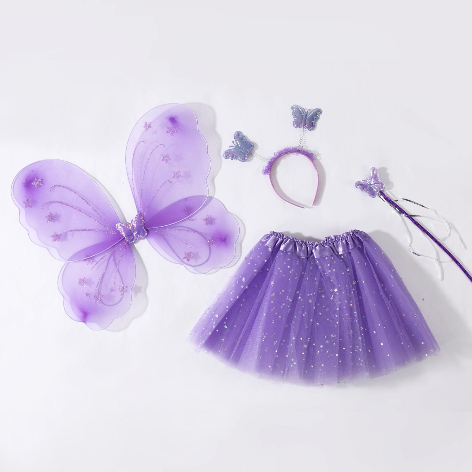 

Юбки и юбки для маленьких девочек на день рождения, 4 шт. One Size фиолетовый