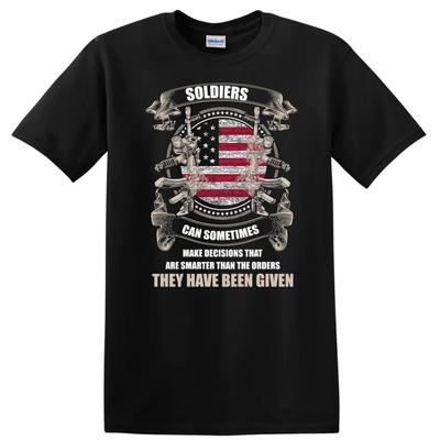 American Flag T Shirt Military Inspired Design Freedom Armed Forces Tee