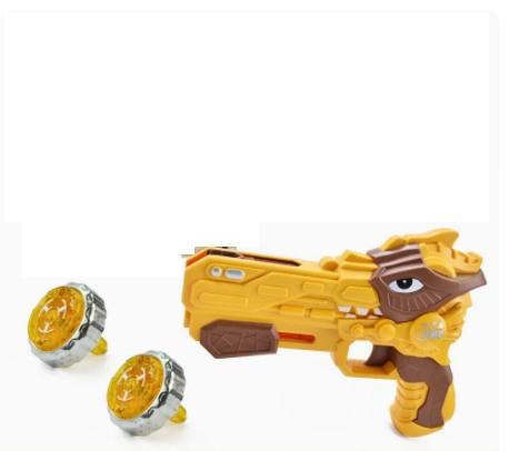 Dinosaur Gyro Gun Children'S Toy Parent-Child Interaction Meeting Luminous Alloy Battle Gyro Battle Plate Gift