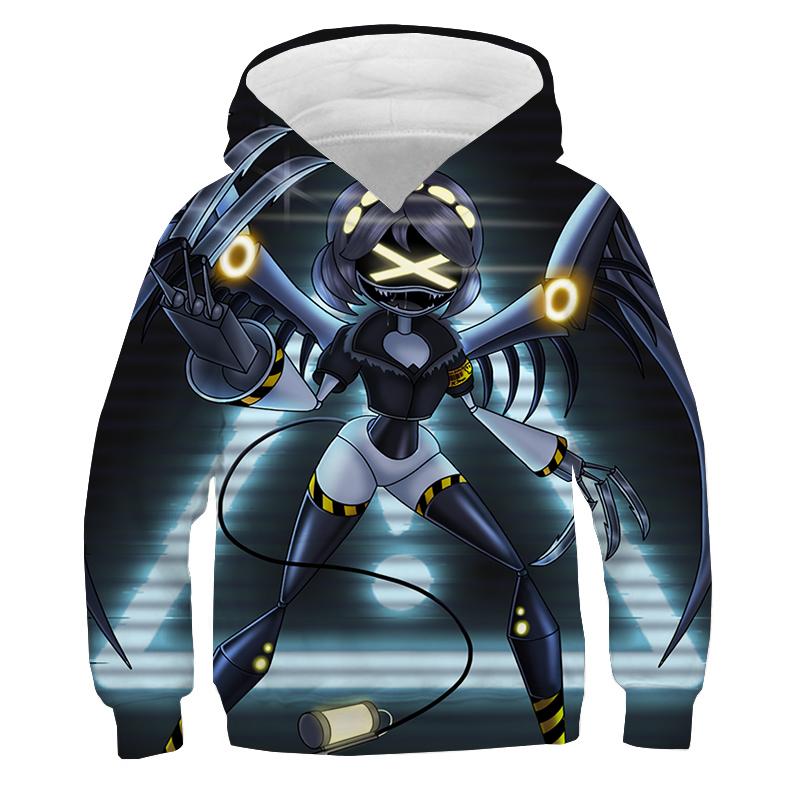 Harajuku Murder Drones Hanorace Hanorac Copii Desene Animate Imprimare 3D Băieți Fete Pulover Topuri Casual Streetwear Toamnă Haine Y2k