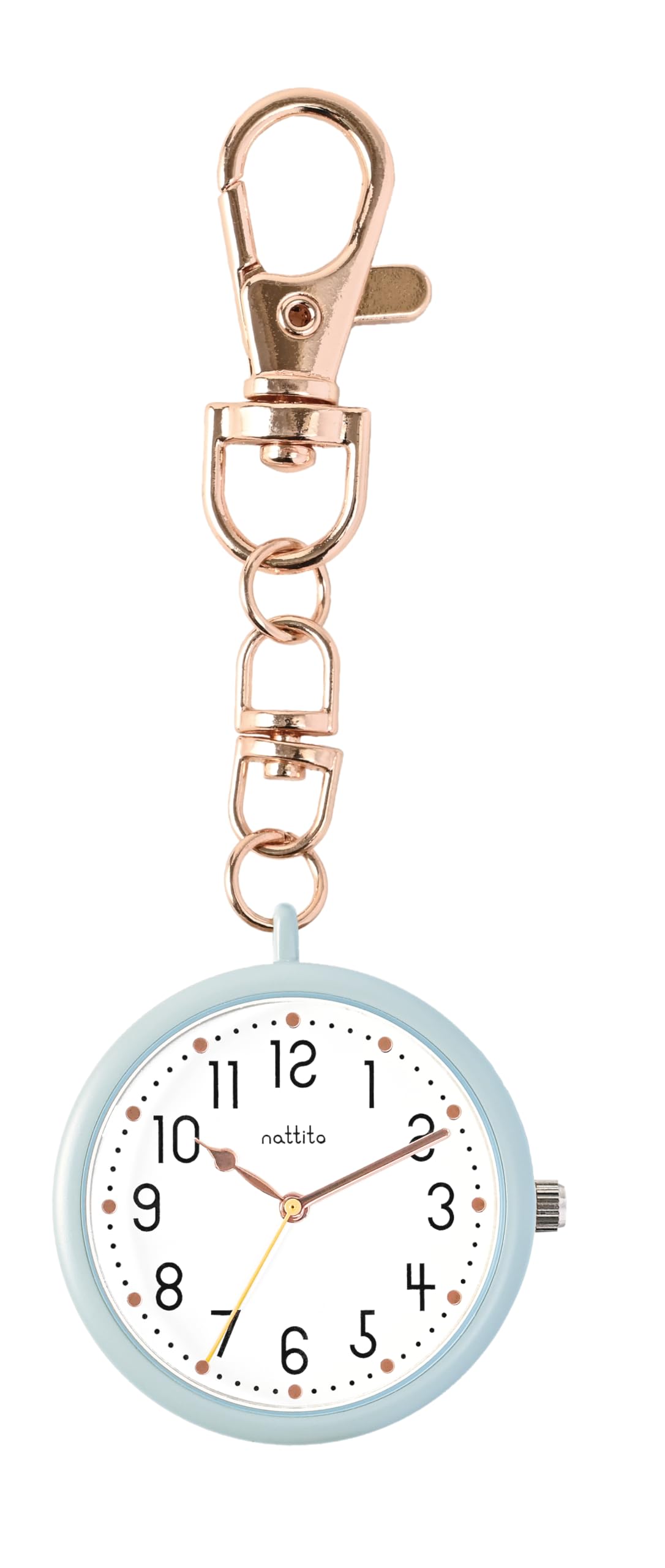 

[Fieldwork] Карманные часы женские брелок часы аналоговые вставка синий GY083-4 синий