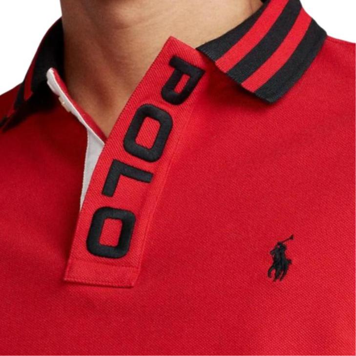 Polo Ralph Lauren Letter Print Embroidered Polo Shirt Men Polo Shirts 710812679-004