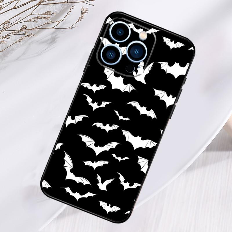 Halloween Bat Phone Case For iPhone 16 Pro Max 15 14 12 11 13 17 Pro Max Plus 12 13 Mini 16e 17 Air Cover