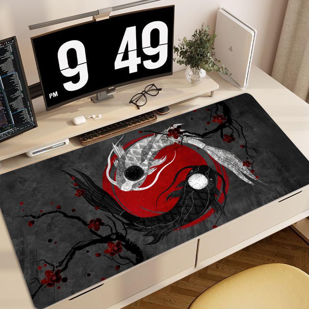 Yin Yang Tai Chi Diagram Mouse Pad xCM nonslip Gaming Mousepad Gamer ESports Mouse Mat Game Mechanical Keyboard XXL