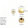 Acrylic Decorative Mirror Screw Cap for Glass and Tile Fixing