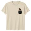 Pocket Dog Terrier Animals Unisexs TShirt Unisexs Tee Graphic Unisex Top