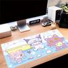 Bath Time, Cute Creatures Themed XXL Mouse Pad - Non-slip Rubber Desk Mat for Gaming and Office Use, Multi-Function Keyboard and Mouse Pad,