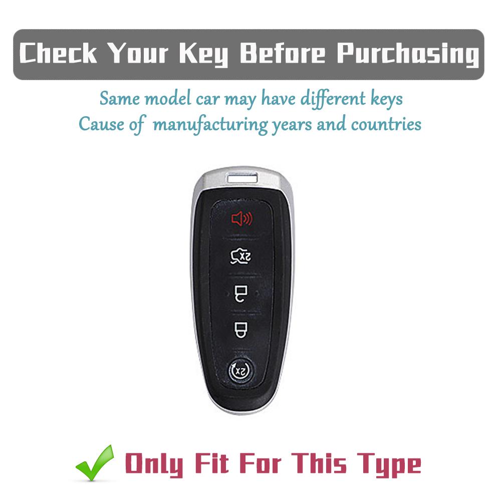 Full Cover Car Key Case For Ford Focus Edge Explorer Expedition C-Max Escape Flex Anti-Scratch TPU Key Fob Cover With Key Chain
