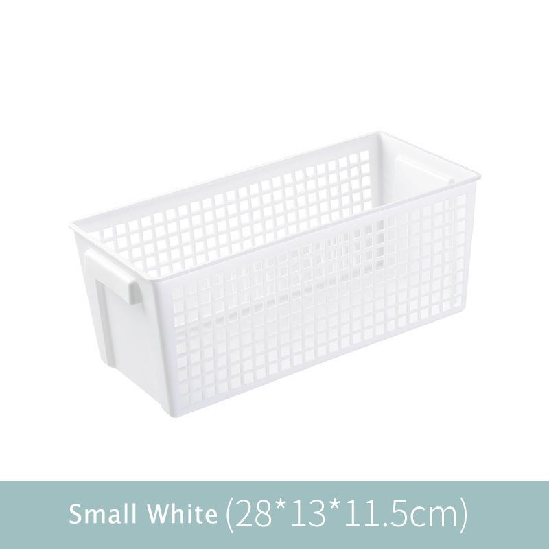 Многоцелевая корзина для хранения закусок, полая прямоугольная корзина для хранения, сортировочная пластиковая корзина для мелочей