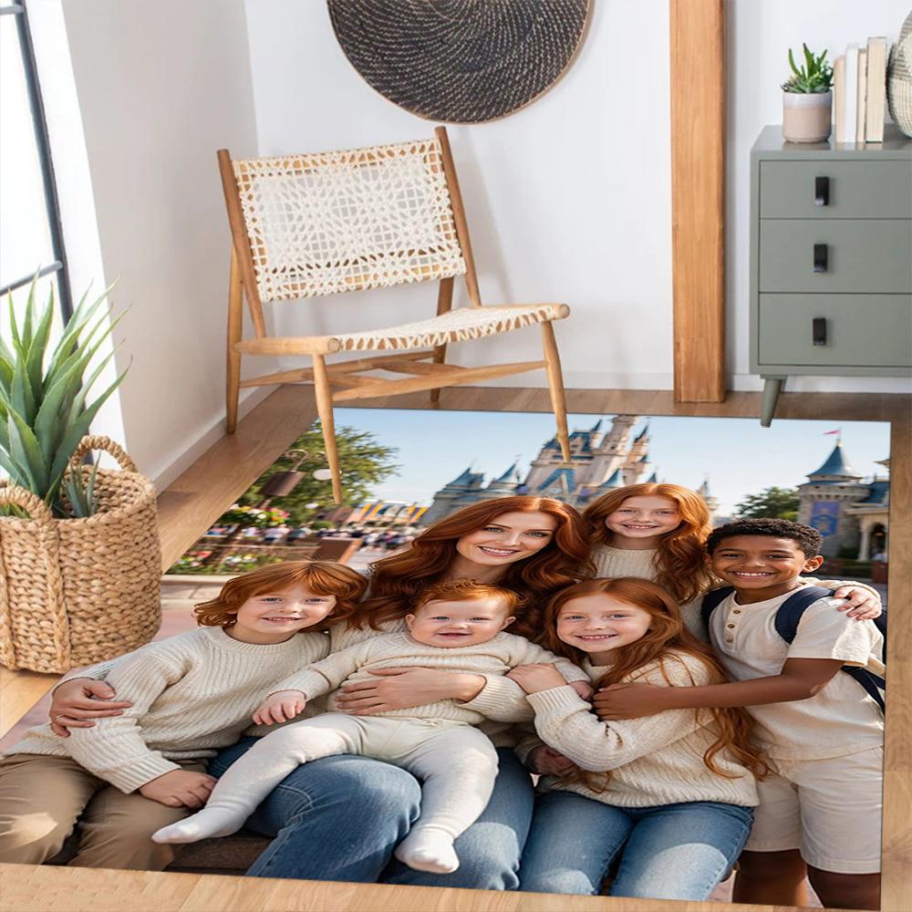 Customize Photo Customize picture Floor Rug Office Rug Design for Dormitory Hallway Outdoor Foyer Anti-slip Rug Decorate Offices