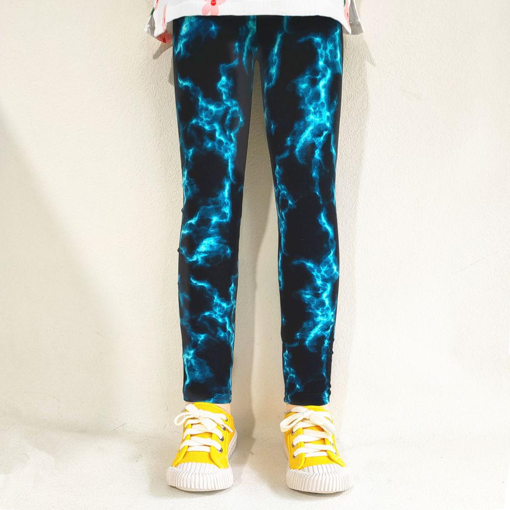 Dziecięce Legginsy Letni Styl Słodkie Nadrukowane Spodnie dla Dziewczynek Dopasowany Krój Elastyczne Wszechstronne Spodnie dla Dziewczynek